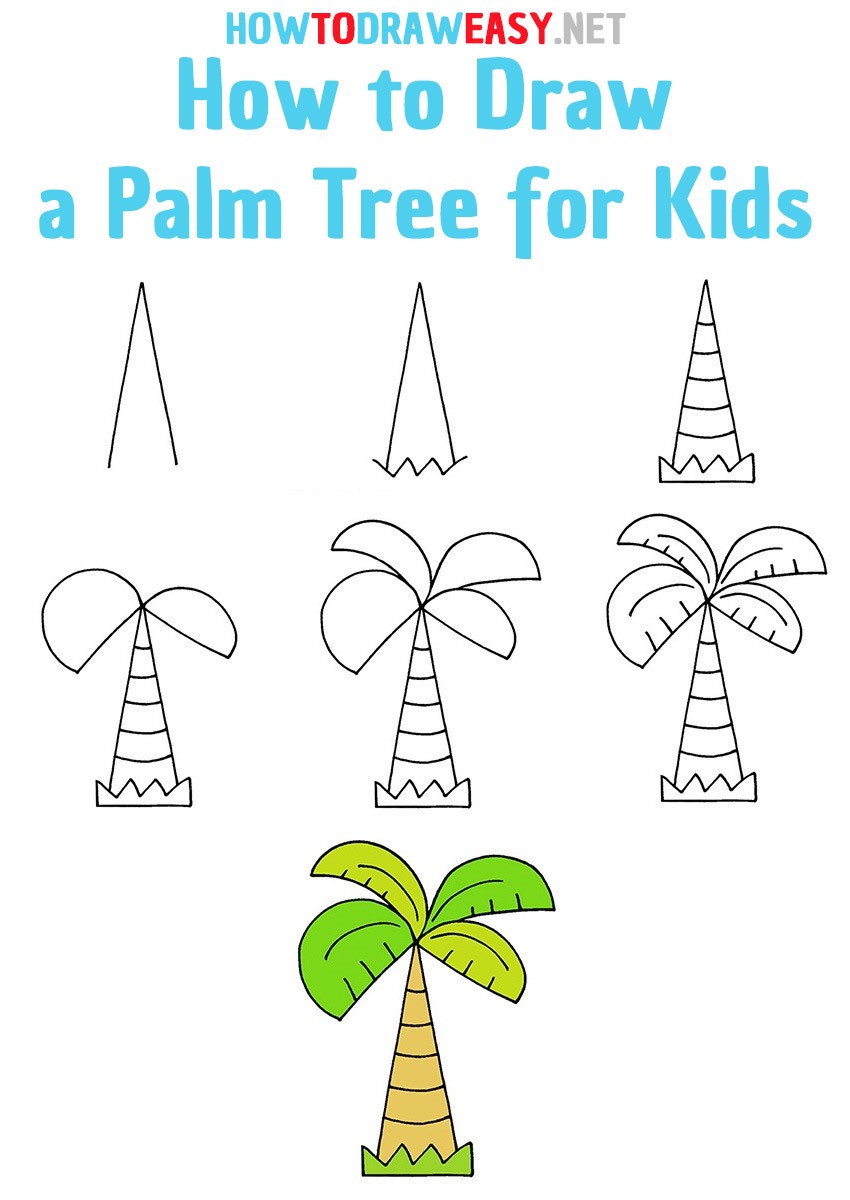 Palm Tree Idea 12 Drawing Ideas
