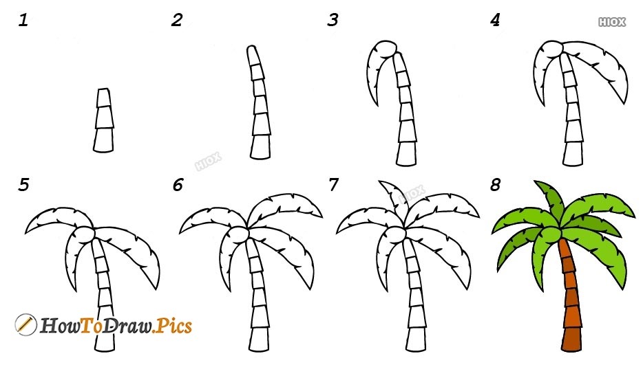 Palm Tree Idea 4 Drawing Ideas