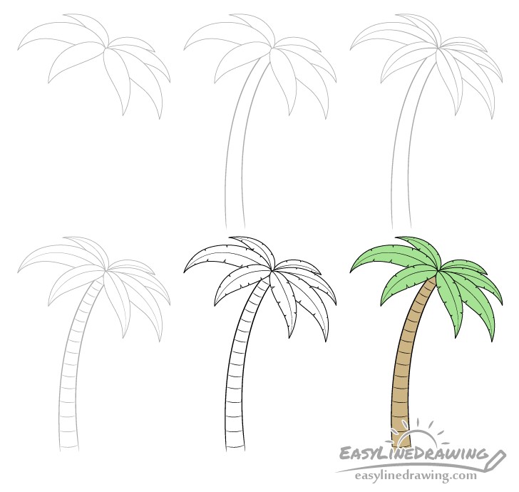 Palm Tree Idea 7 Drawing Ideas