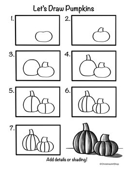 How to draw Pumpkin idea 15