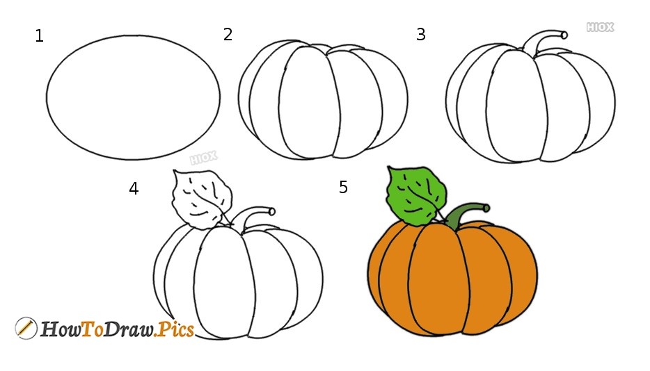 Pumpkin Drawing Ideas