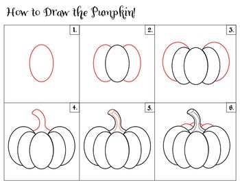 How to draw Pumpkin idea 7