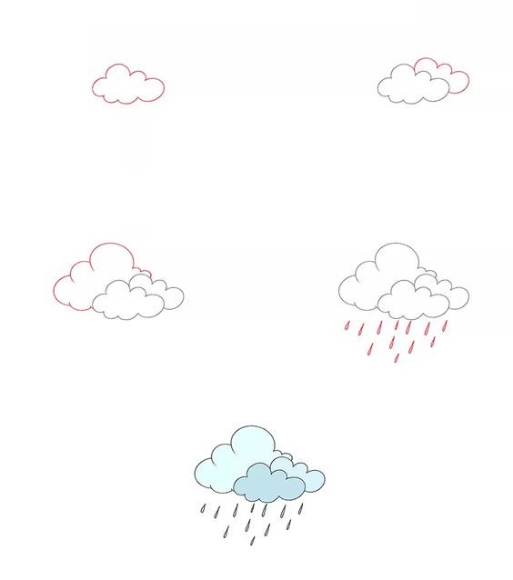 Rain clouds (1) Drawing Ideas