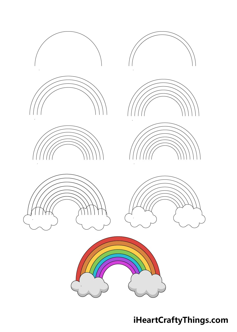 Rainbow idea 1 Drawing Ideas