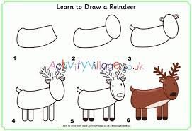 How to draw Reindeer Ideas 2