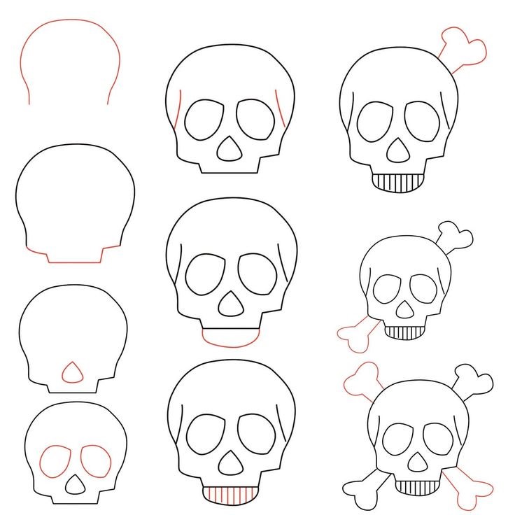 Skull idea 2 Drawing Ideas