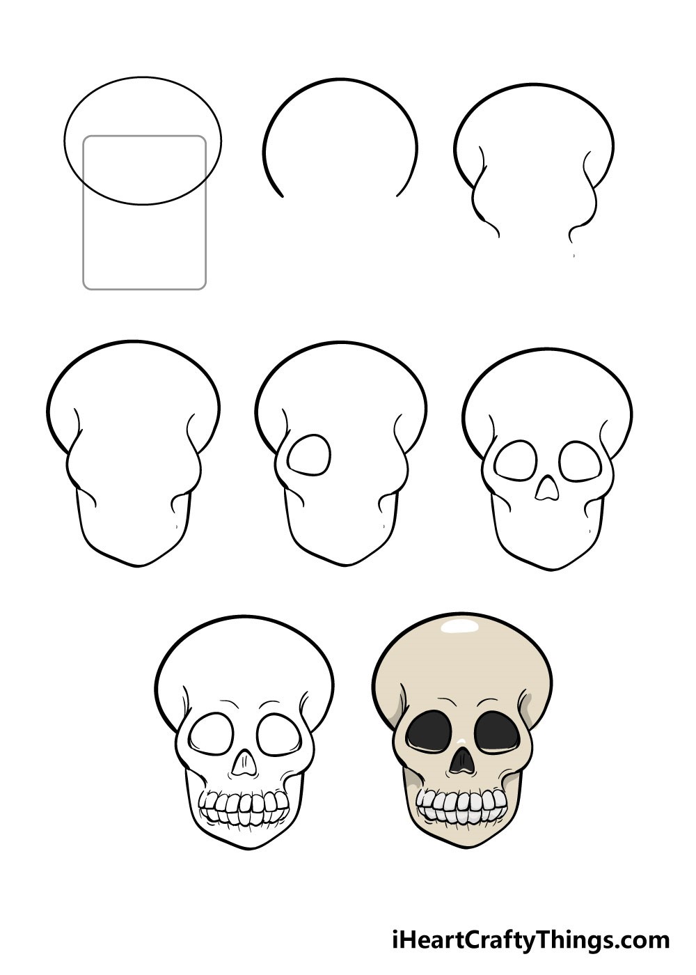 Skull idea 3 Drawing Ideas
