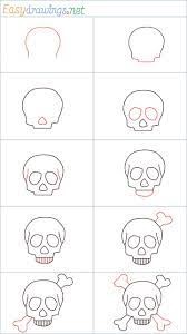 How to draw Skull idea 4