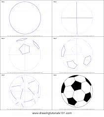 How to draw Soccer ball idea 2