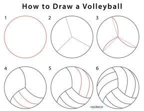 Volleyball idea 1 Drawing Ideas