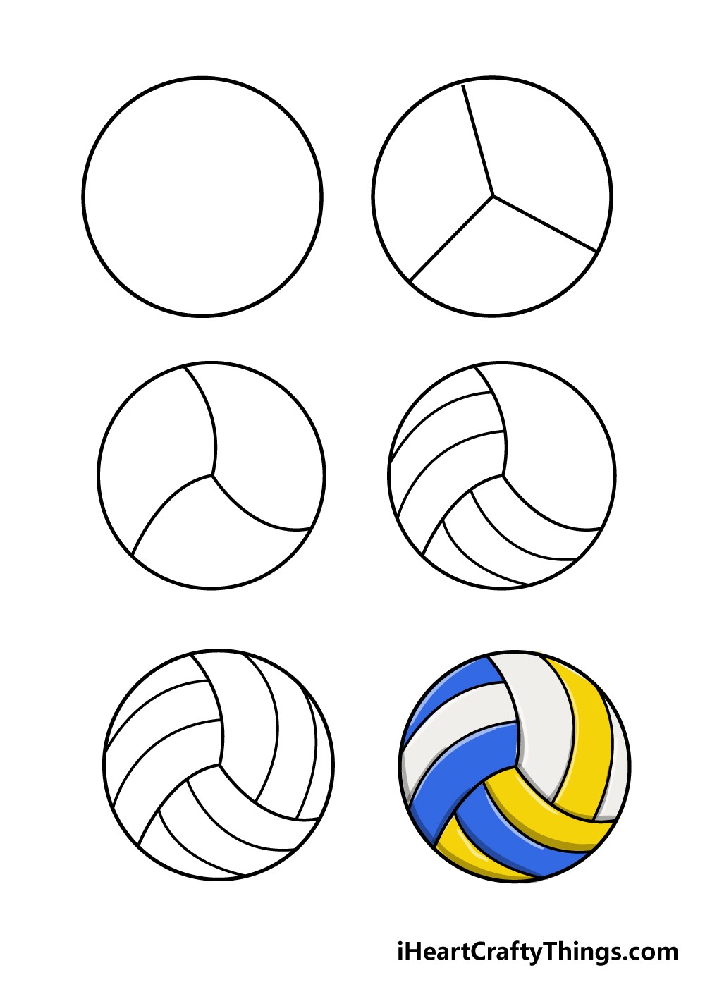 Volleyball Drawing Ideas