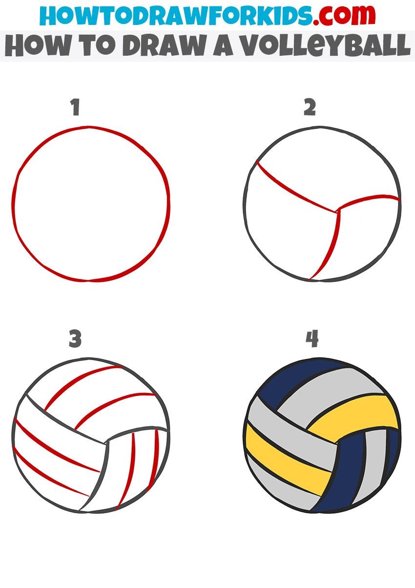 Volleyball idea 7 Drawing Ideas