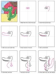 How to draw Alligator Ideas 11
