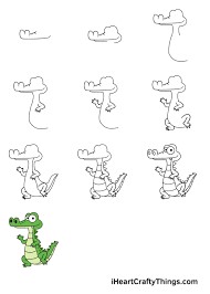 How to draw Alligator Ideas 3