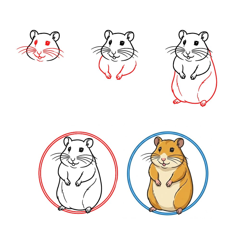 Awesome Hamster Drawing Ideas