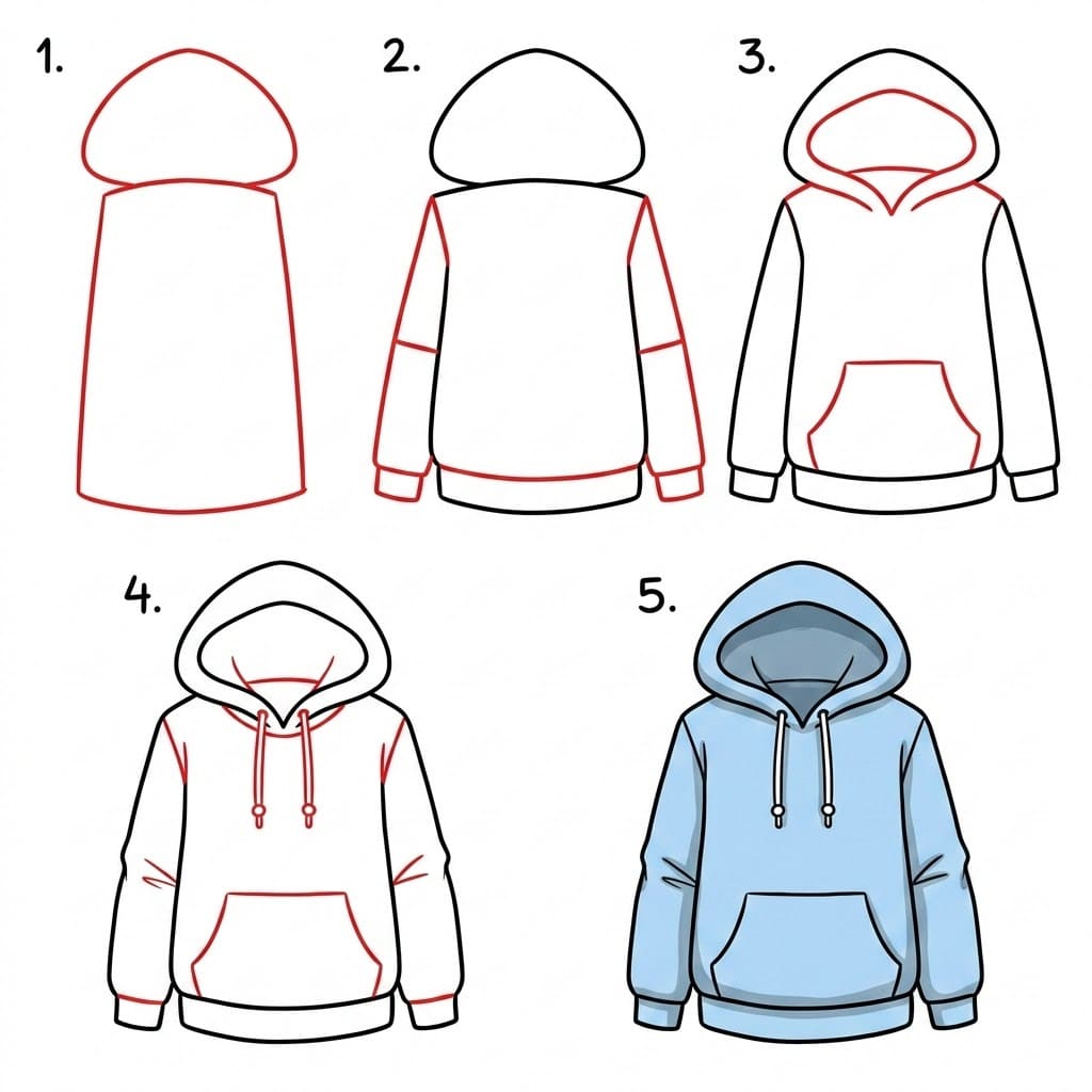 Cool Hoodie Style Drawing Ideas