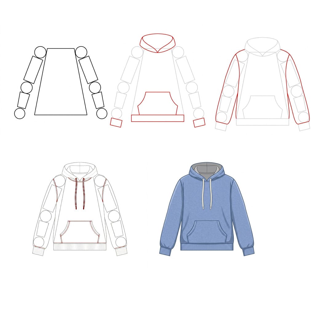 Cozy Hoodie Drawing Ideas