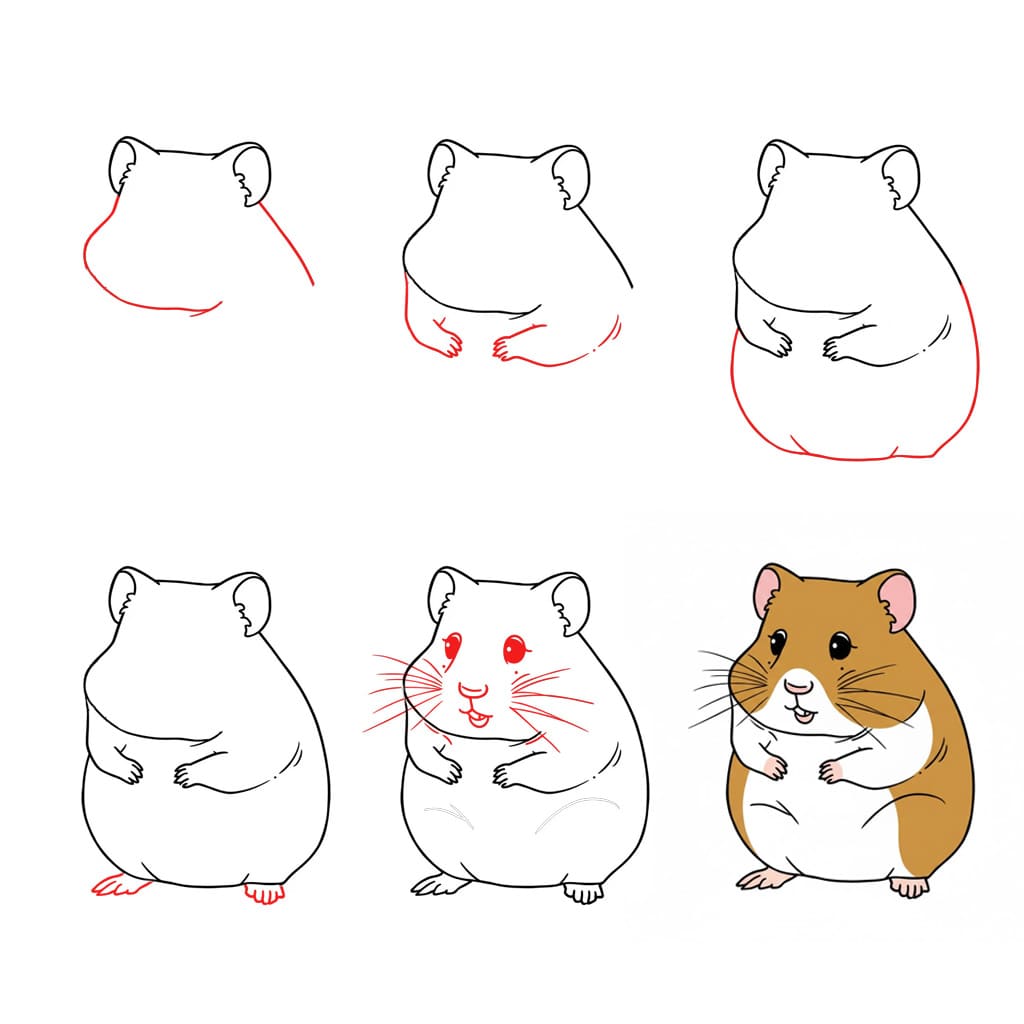 Good Hamster Drawing Ideas