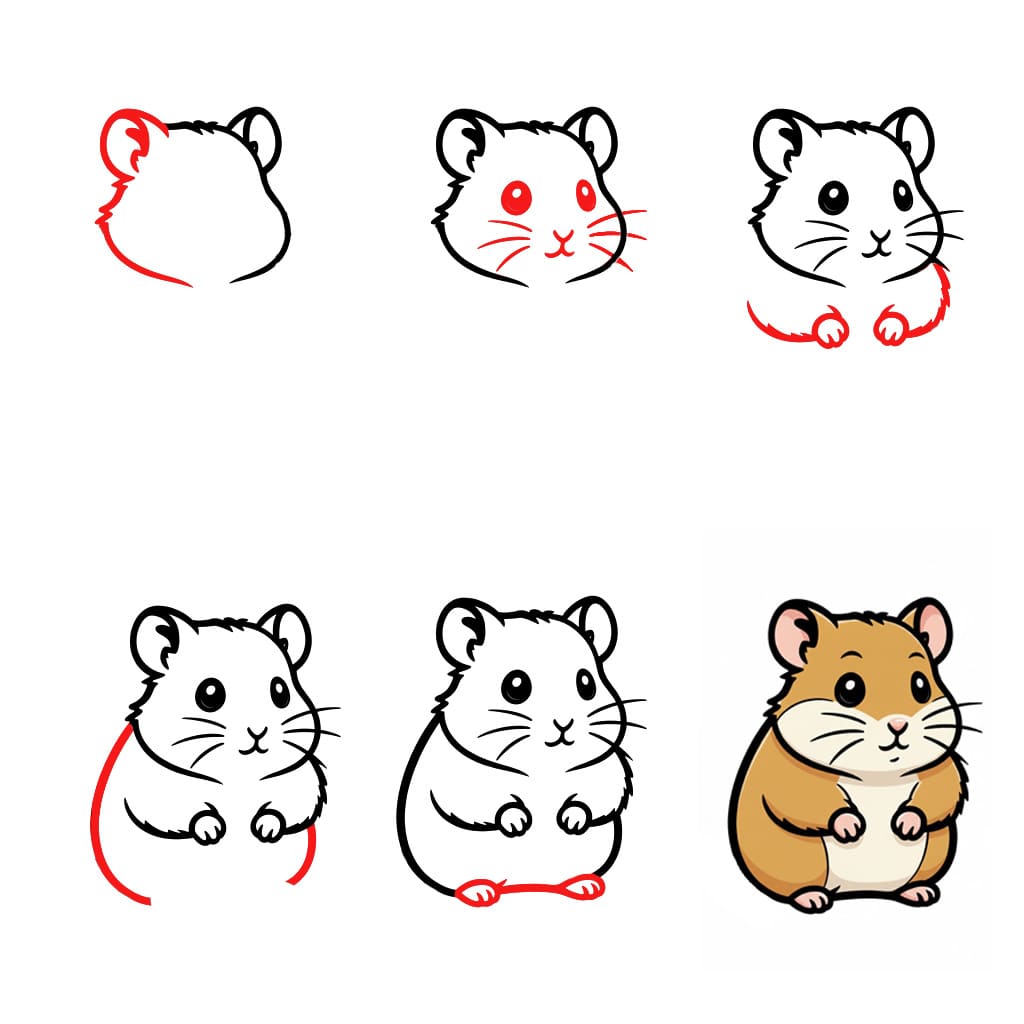 Hamster free Drawing Ideas