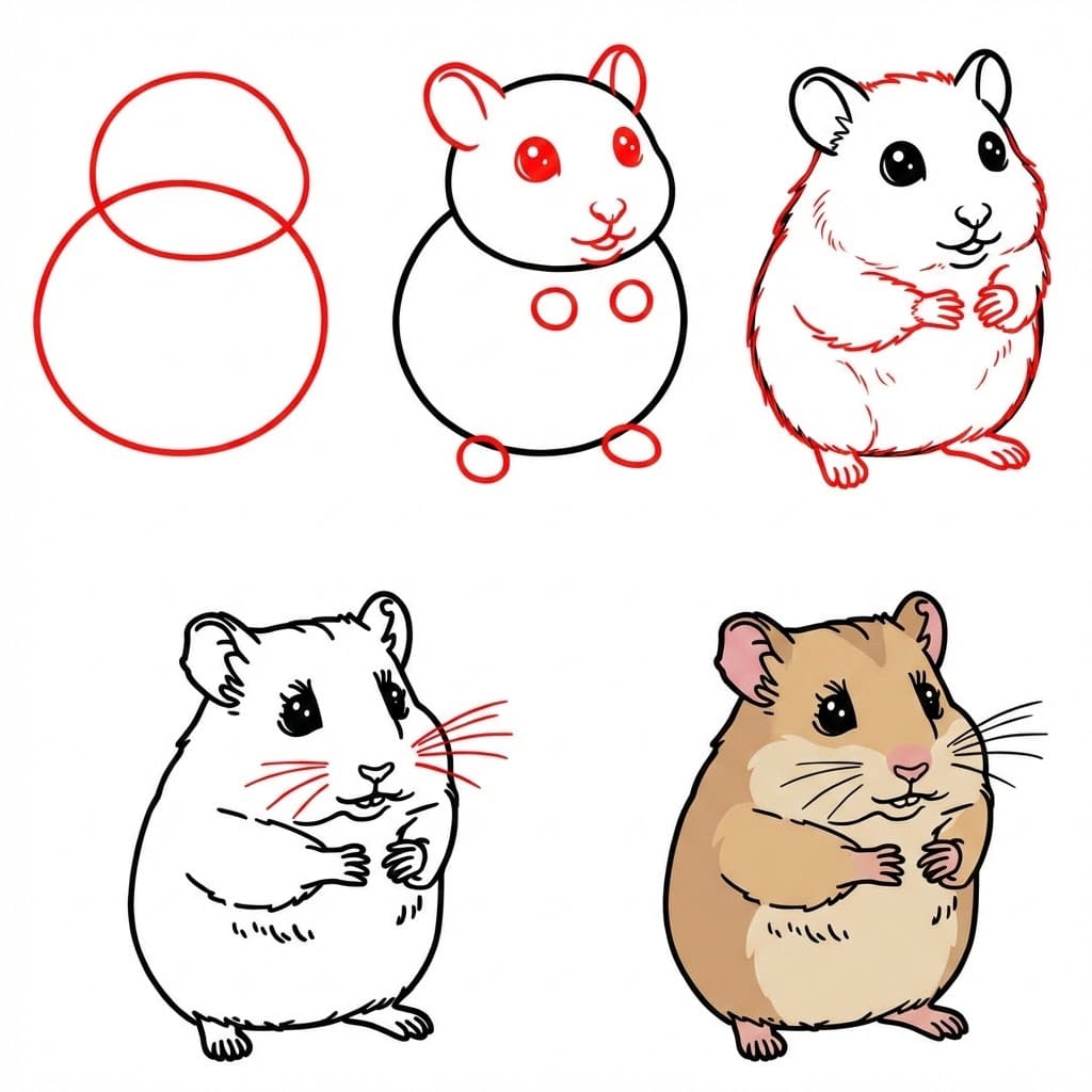 Hamster normal Drawing Ideas