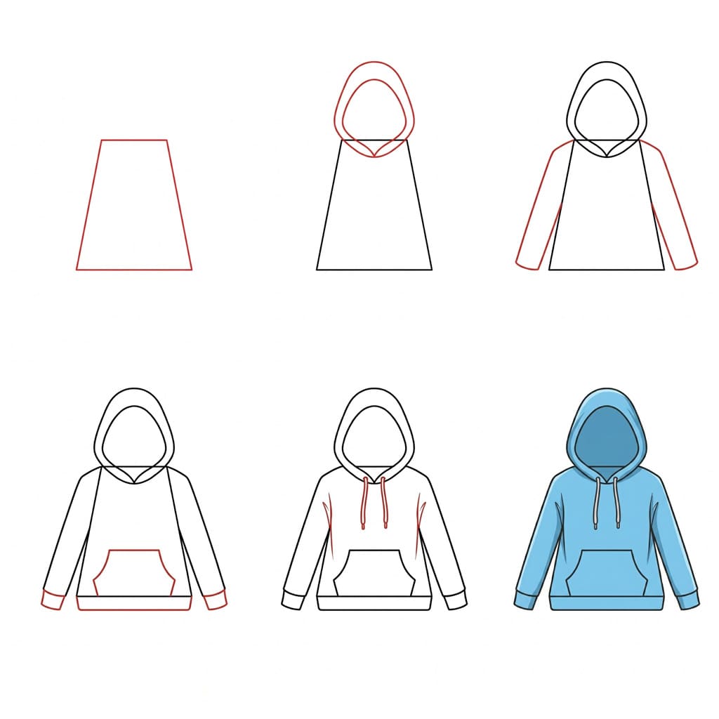 Street Hoodie Drawing Ideas