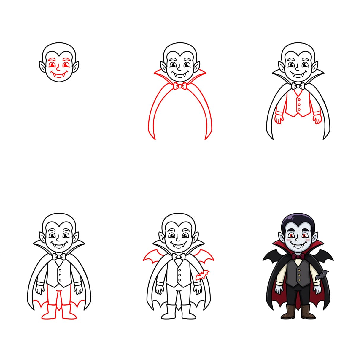 How to draw Vampire Has Magic