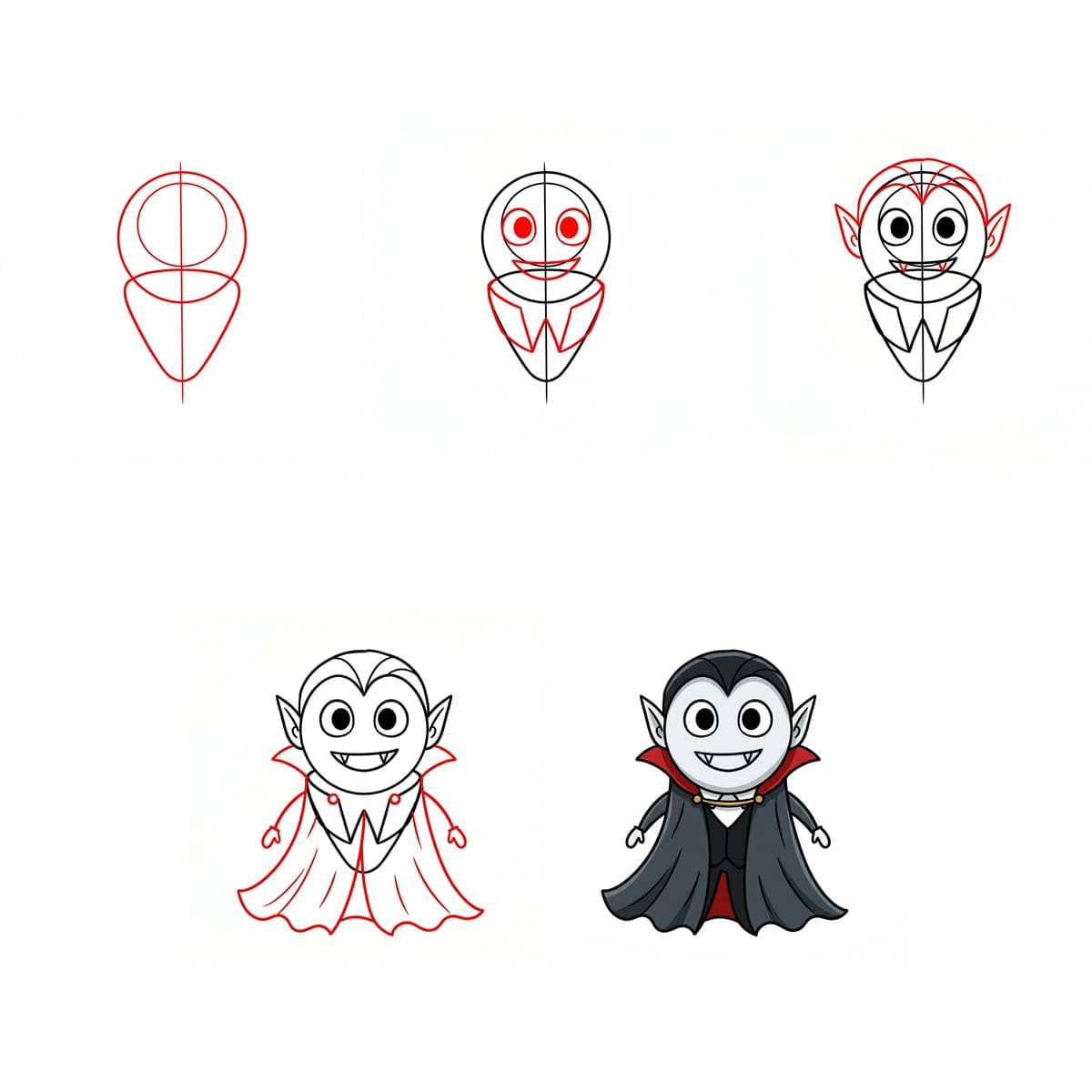 How to draw Vampire very funny