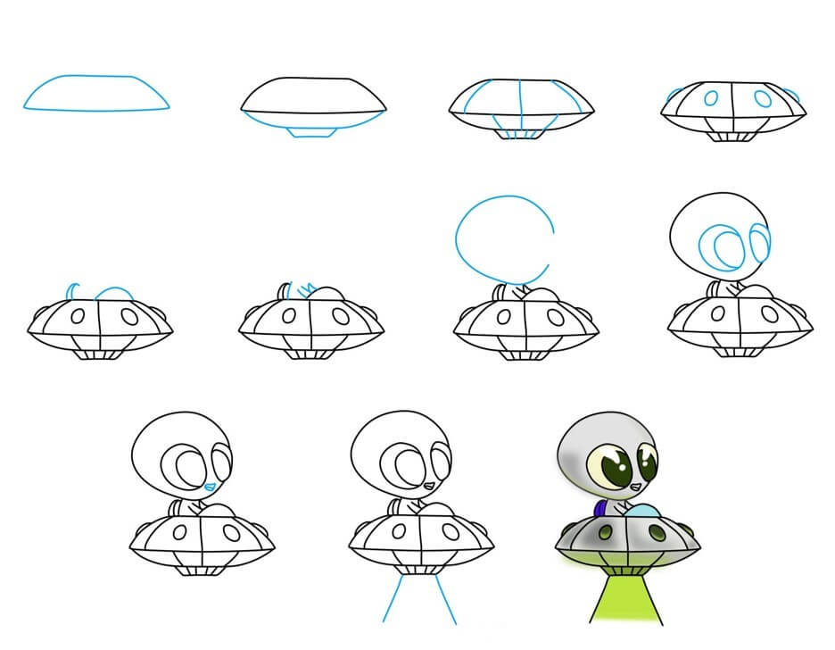 How to draw Alien idea (20)