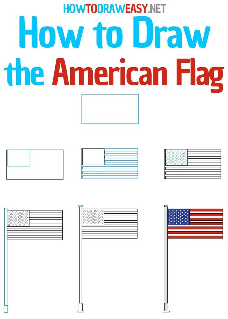 American Flag idea 1 Drawing Ideas