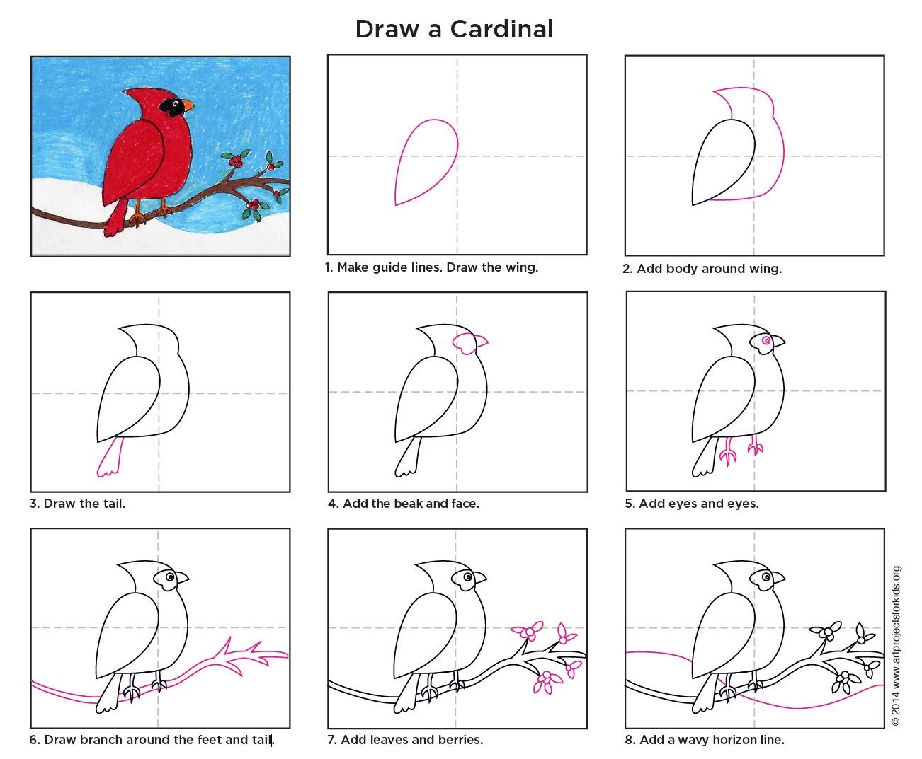 How to draw Cardinal Idea 9