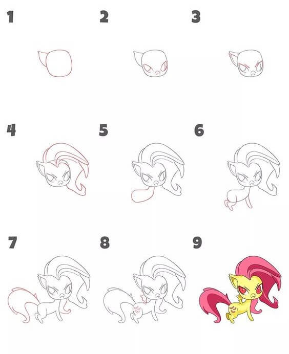 Fluttershy (2) Drawing Ideas