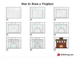 Idea Fireplace 4 Drawing Ideas