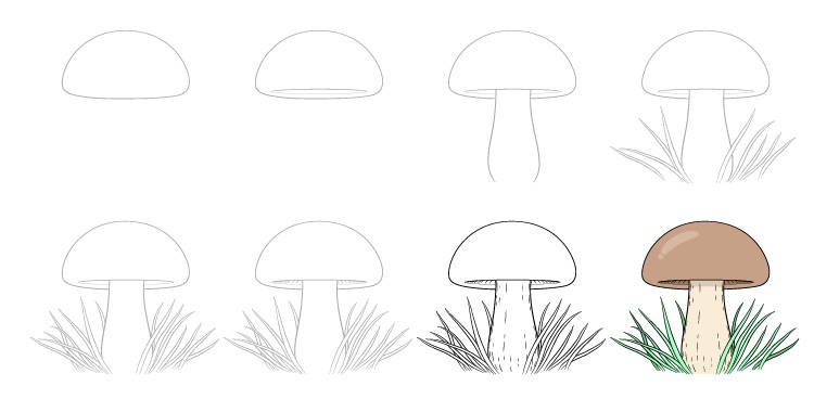 Mushroom idea 2 Drawing Ideas