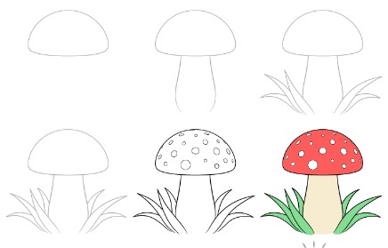 Mushroom idea 4 Drawing Ideas