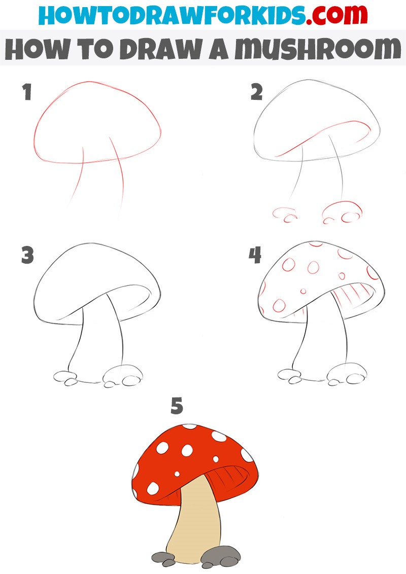 Mushroom idea 6 Drawing Ideas