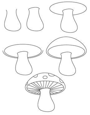 Mushroom idea 7 Drawing Ideas