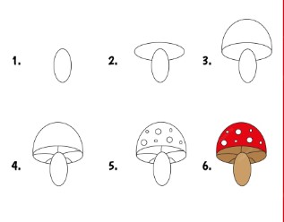 Mushroom idea 9 Drawing Ideas
