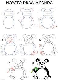 How to draw Panda Ideas 10