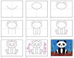 How to draw Panda Ideas 13