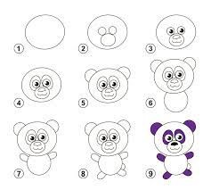 How to draw Panda Ideas 7