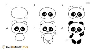 How to draw Panda Ideas 8
