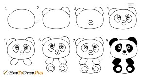 How to draw Panda Ideas 9