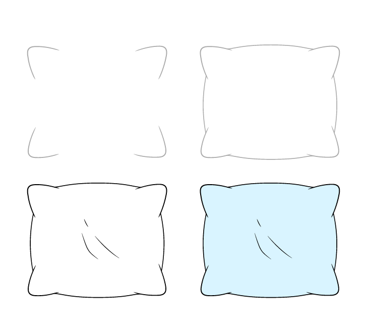 How to draw Pillow