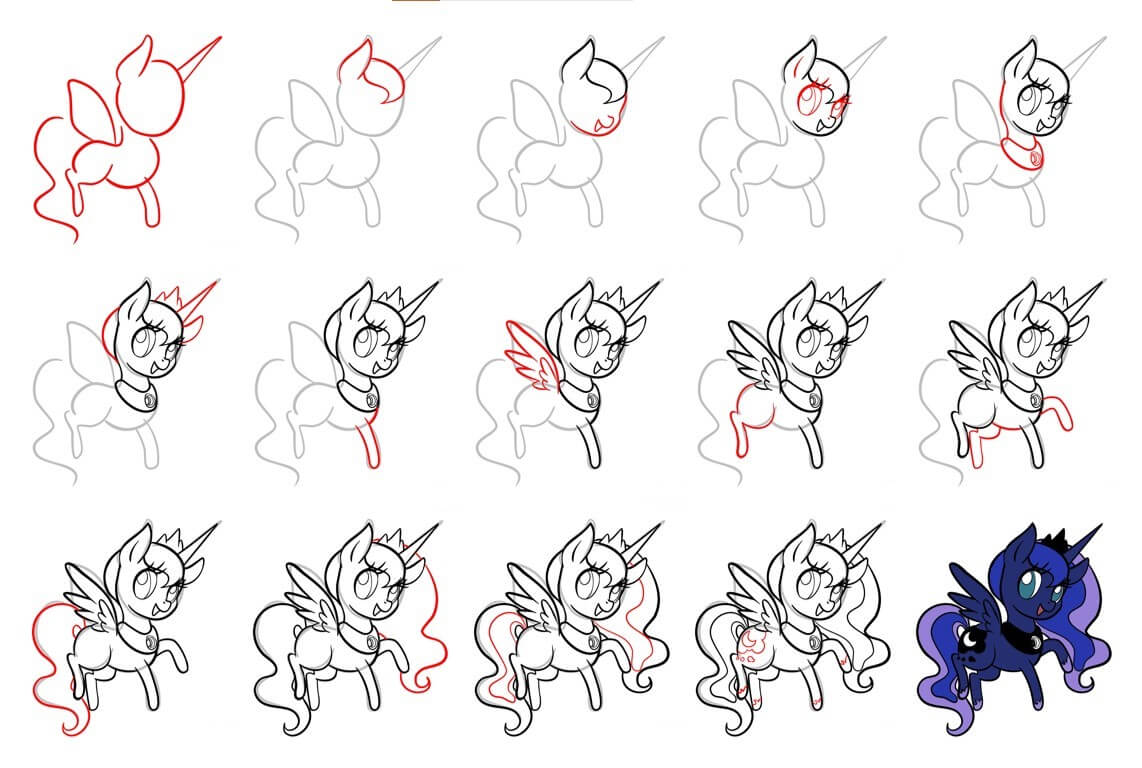 Princess Luna Drawing Ideas