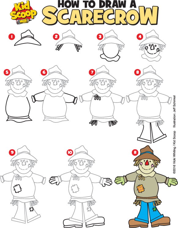Scarecrow Drawing Ideas