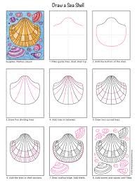 How to draw Seashell Ideas 6