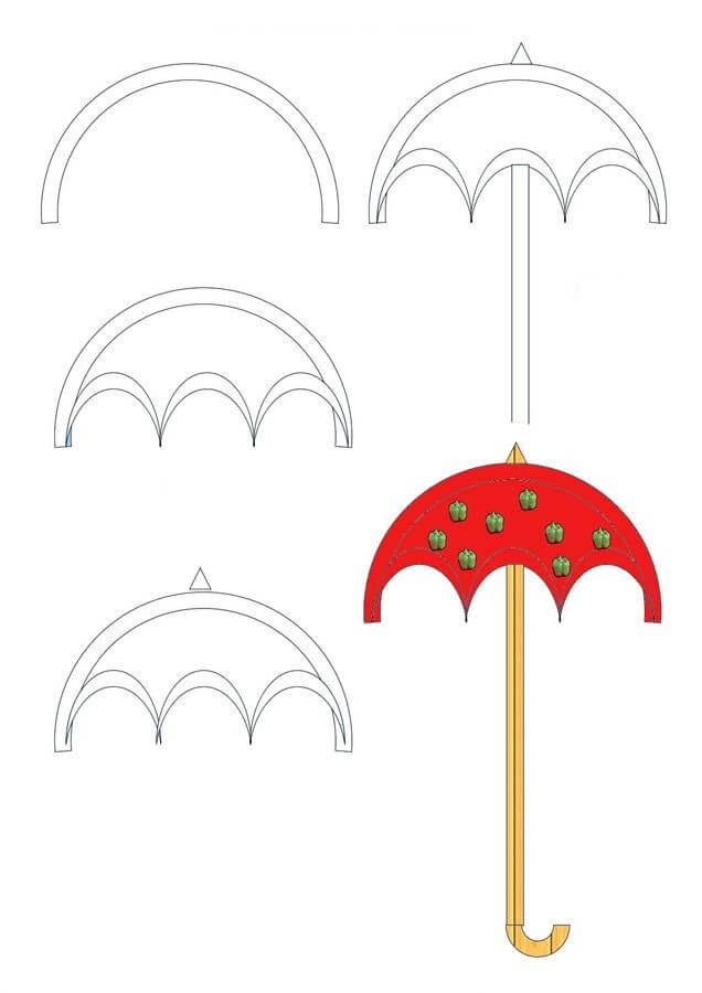 How to draw Umbrella idea (19)