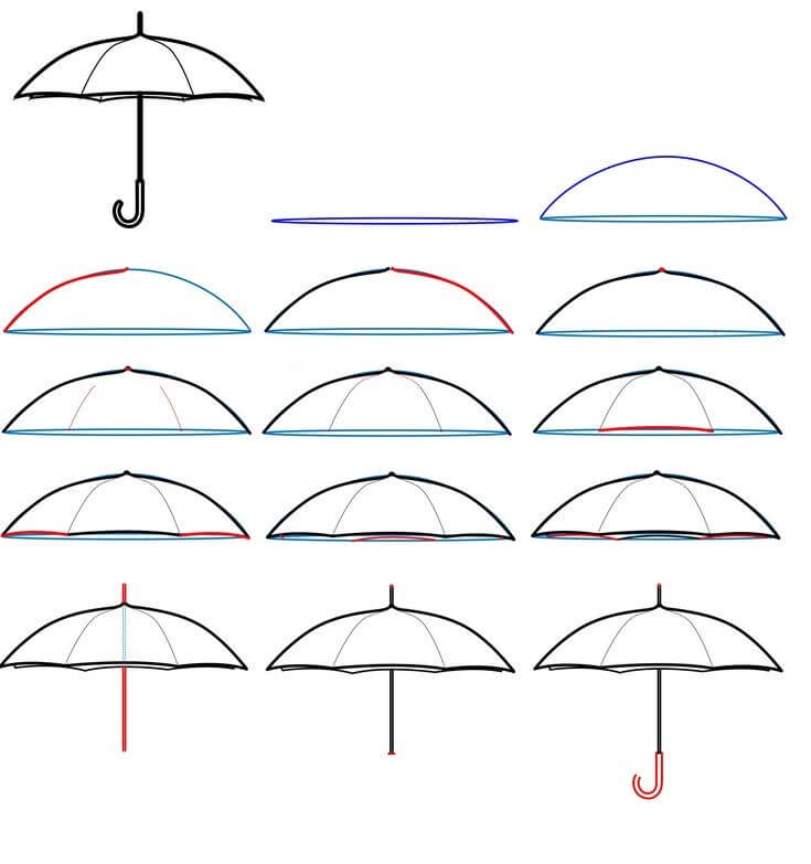 How to draw Umbrella idea (20)