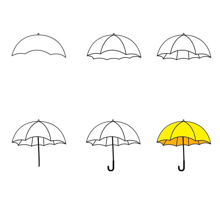 How to draw Umbrella idea (21)