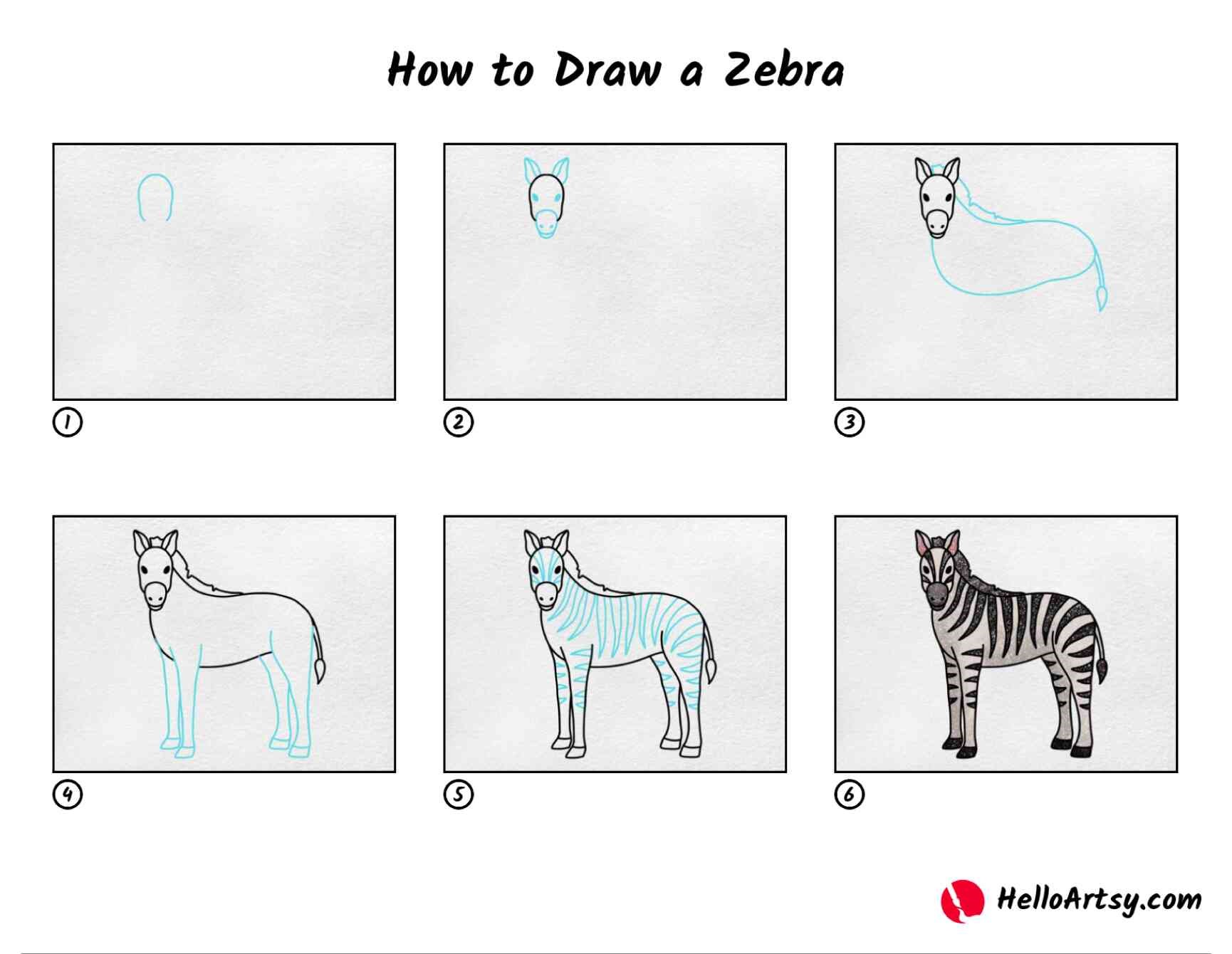 Zebra Idea 9 Drawing Ideas